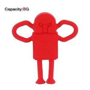  8GB Lovely Robot Flash Drive (Red) Electronics