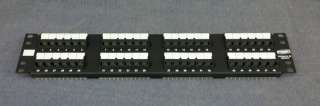 AMP CAT 5E 48 Port Punch Down Patch Panel 406331 1  