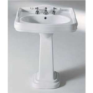  GSI 563112 Classic Style White Ceramic Pedestal Bathroom 