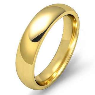 1g 10.5z Men Wedding Band Solid Dome 5mm Gold Y 14k  