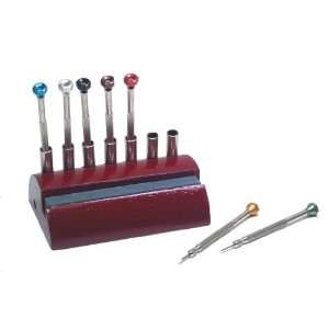  WATCHMAKER SCREWDRIVERS & STAND SET OF 7