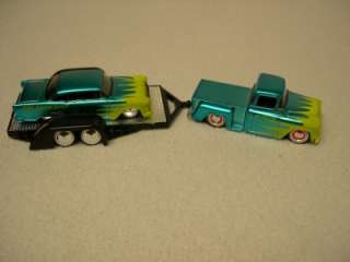 Jada Toys 164 Scale 55 Chevy StepSide Tow Truck 55 Chevy Bel Air 