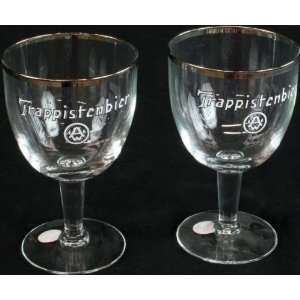   Westmalle Trappistenbier Trappist Beer Glasses 