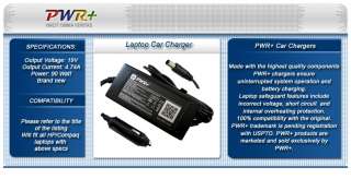 HP ELITEBOOK 6930P 8440P 8440W 8530W CAR CHARGER 90W DC  