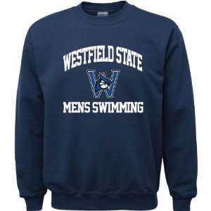  Westfield State Owls Navy Youth Mens Swimming Arch 