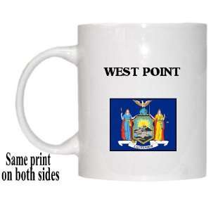    US State Flag   WEST POINT, New York (NY) Mug 