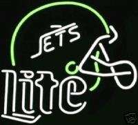 Miller Lite New York Jets Neon Beer Bar Sign  