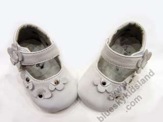 Leather Baby Infant Girl Party Christening Shoes 0 20M  