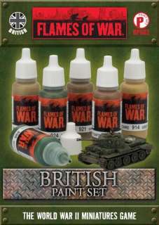 British Paint Set BPS01 Flames of War New   