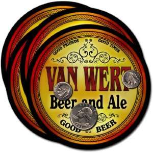  Van Wert, IA Beer & Ale Coasters   4pk 