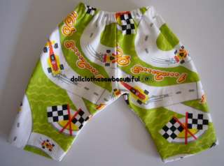 DOLL CLOTHES fits Bitty Baby Boy Race Car Pants VROOM  