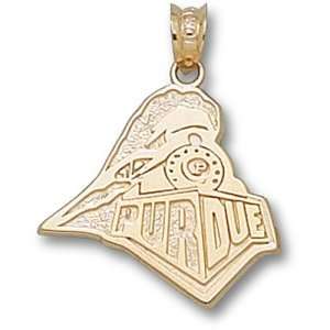  Purdue University Speed Train 11/16 Pendant (Gold Plated 