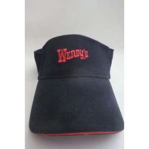  Wendys Visor Fast Food Uniform Hat 