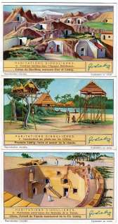 1937 Unusual Architecture Card Set American Indians +++  