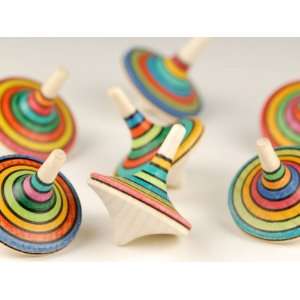 Wooden Spinning Top   Rallye Toys & Games