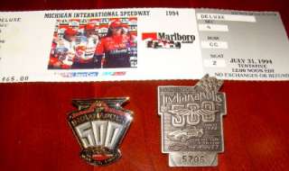 1990 Indianapolis 500 Pit Badge plus extra Collectibles  