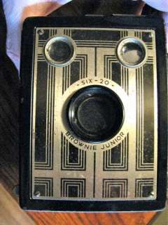 Vintage Kodak Six 20 Brownie Junior Art Deco Style Box Camera SHIPS 