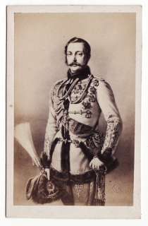 1860s Imperial Russia Tsar Emperor Alexander II ROMANOV DYNASTY CDV 