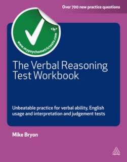   Verbal Ability English Usage and Interpretation and Judgement Tests