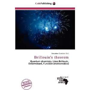    Brillouins theorem (9786200788818) Barnabas Cristóbal Books