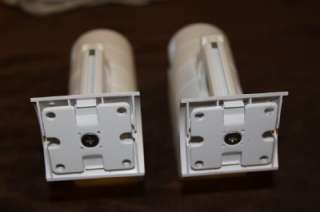   DOUBLE CUBE SPEAKERS WHITE +WIRE +WALL/CEILING BRACKETS/Mounts  
