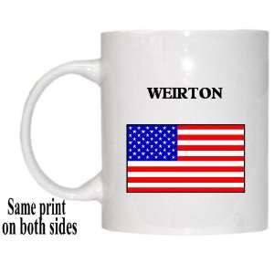  US Flag   Weirton, West Virginia (WV) Mug 