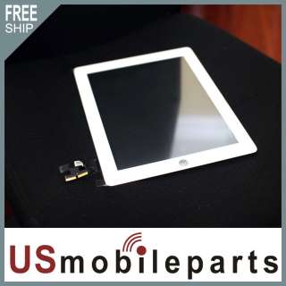 White Apple iPad 2 Touch Screen Digitizer Replacement  
