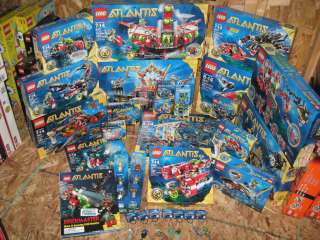   Lego ATLANTIS Series & ALL rare sets + 7978 7984 7985 8060 8061  