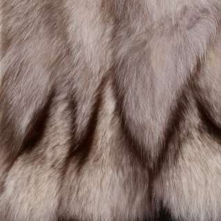   SILVER FOX FUR VEST Vtg Gray 80s Mink Coat Jacket Cape Stole Raccoon
