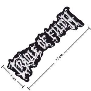  Cradle of Filth Patch Music Band Logo I Embroidered Iron 