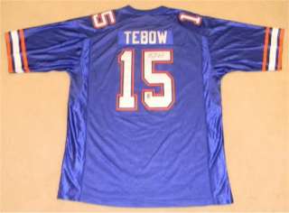 TIM TEBOW AUTOGRAPHED SIGNED FLORIDA GATORS #15 AUTHENTIC NIKE JERSEY 