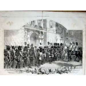  Guards Cheeringqueen Victoria Buckingham Palace 1856