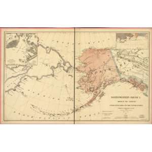  1867 map of Alaska