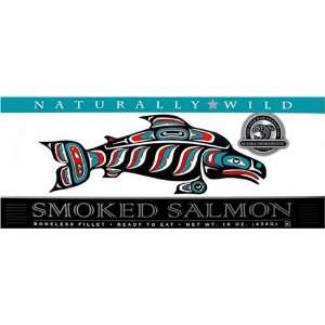Alaska Smokehouse Naturally Wild Smoked Salmon Boneless Fillet Ready 