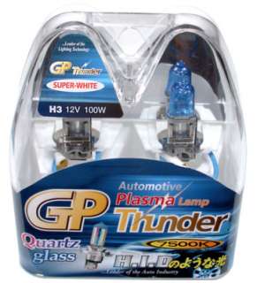 GP Thunder 7500K 9005 HB3 + 9006 HB4 Xenon Light Bulbs  