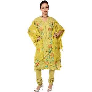   Salwar Kameez Fabric with Printed Flowers   Pure Cotton Everything