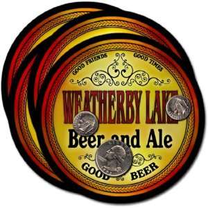  Weatherby Lake, MO Beer & Ale Coasters   4pk Everything 
