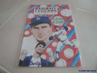 SANDY KOUFAX Baseball Legends COMIC BOOK rare OOP early 90s  