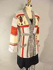 Vtg 70s SPACE DYED Patchwork Ethnic BELL SLEEVE Southwestern Cardigan 