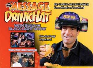 Back Lit Message Drinking Hat NEW Great Party Hat  