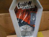 Halloween Coffin Shaped Plastic Tray   Fright Party  