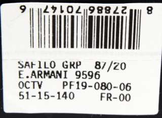 EMPORIO ARMANI EA 9596 BLACK WHITE CTV 51 Rx GLASSES  