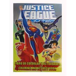  Justice League Spanish Coloring and Activity Book Toys 