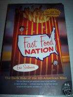 FAST FOOD NATION ERIC SCHLOSSER BOOK  