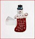 2010 hallmark snowman ornament christmas wish keeper one day shipping