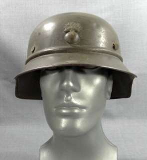   this week a rare antique wwii german luftschutz steel helmet m42 has