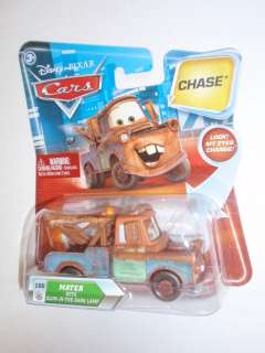   Cars ERROR Chase Mater with Glow in the dark lamp WITH NO LAMP.  