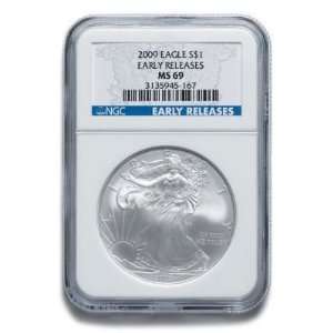   Silver American Eagle MS69 NGC Early Release