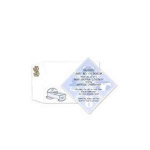  Blue Baby Symbols Baby Invitations Baby