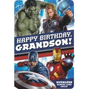   Avengers Movie Happy Birthday Grandson Avengers Memory Game Inside